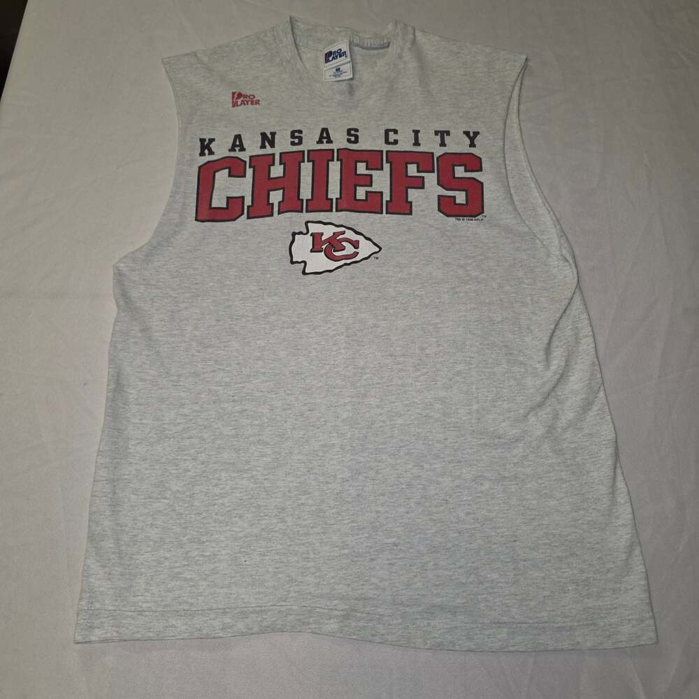 Vintage 1996 Kansas City Chiefs cut-off Muscle Tank Top men's large single stitc